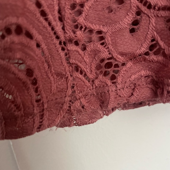 Pink Lace A Line Skirt, Size Small - Picture 5 of 11